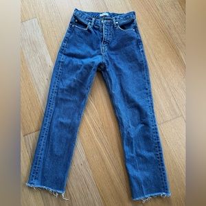 Lagua Gem Japan Dark Wash Cropped Blue Jeans